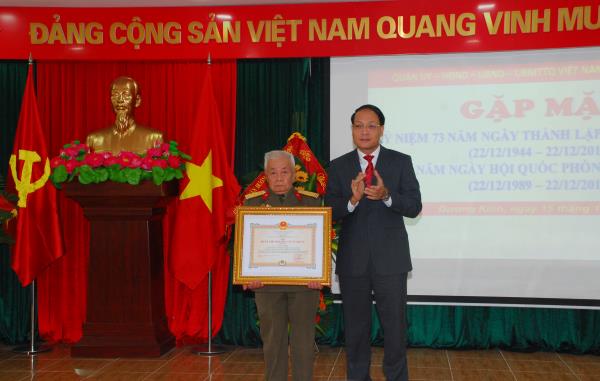 Quận Dương Kinh Kỷ niệm 73 năm ngày thành lập QĐND Việt Nam