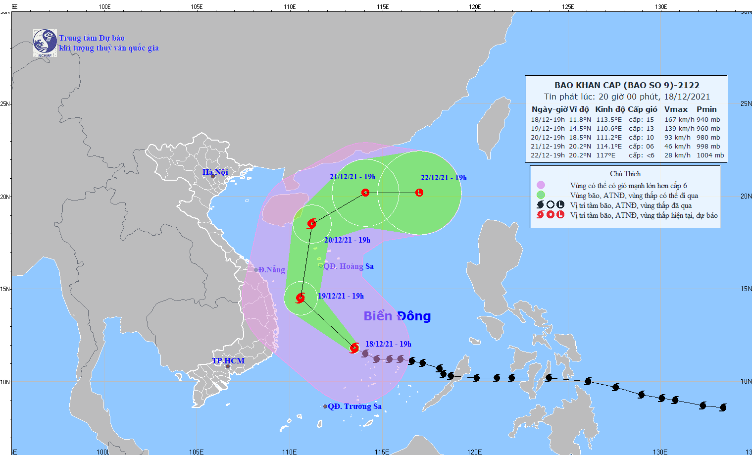 Tin bão khẩn cấp (Cơn bão số 9)