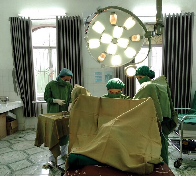 Trung tâm Y tế quận Kiến An được đầu tư trang thiết bị hiện đại phục vụ khám chữa bệnh. 