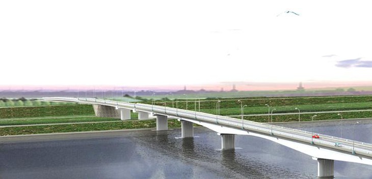 Tại Dự án Lạng Am  kết nối đường ven biển sẽ xây dựng 2 cây cầu bắc qua sông Thái Bình và kênh Chanh Dương (ảnh minh họa) 
