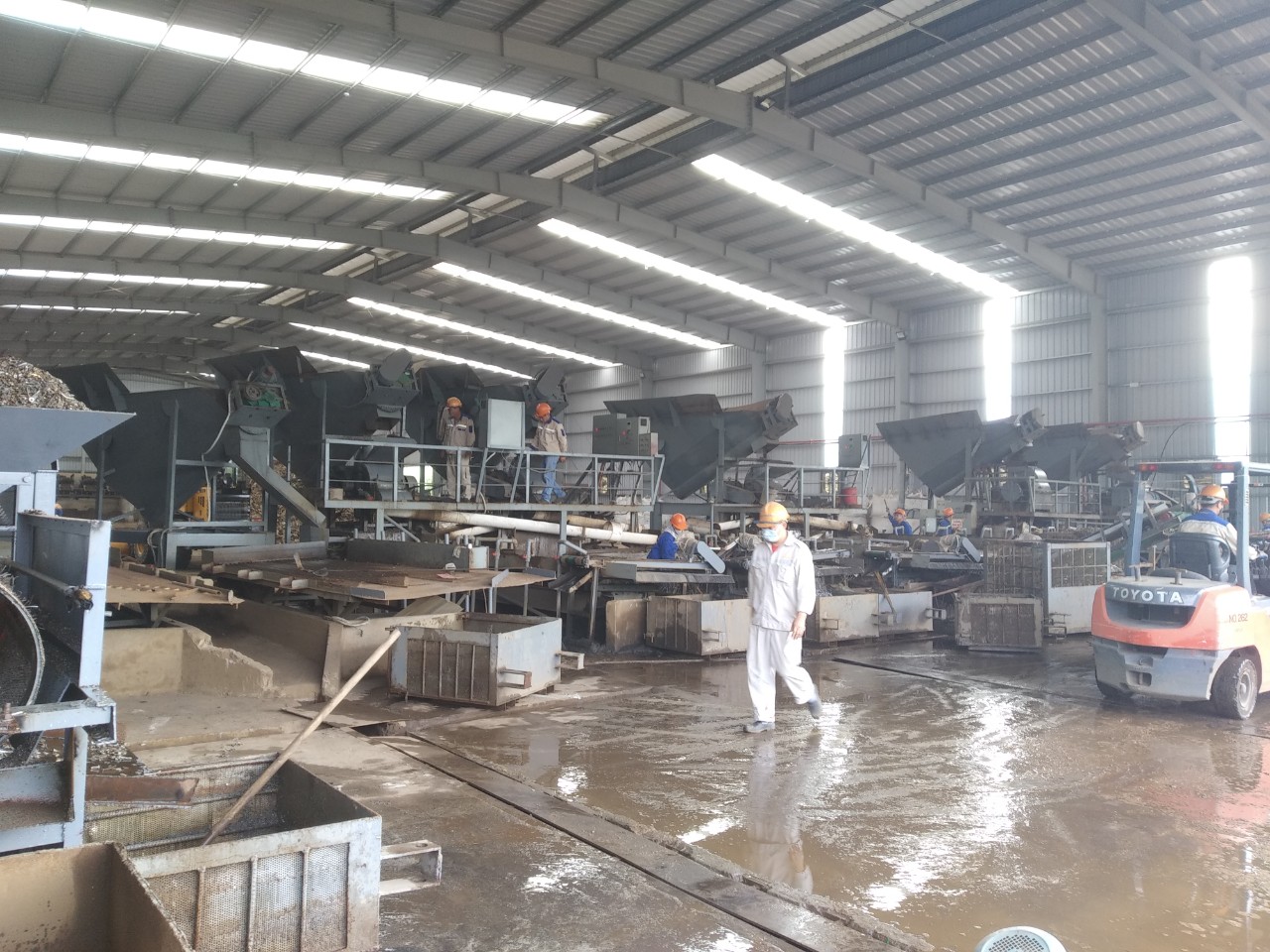 Nhà máy tái chế sản phẩm phụ ngành luyện kim của Công ty CP Thành Đại Phú Mỹ chính thức đi vào hoạt động 