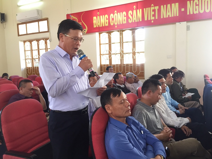 Nhiều ý kiến đóng góp của Đảng viên, nhân dân đối với người đứng đầu huyện An Dương 