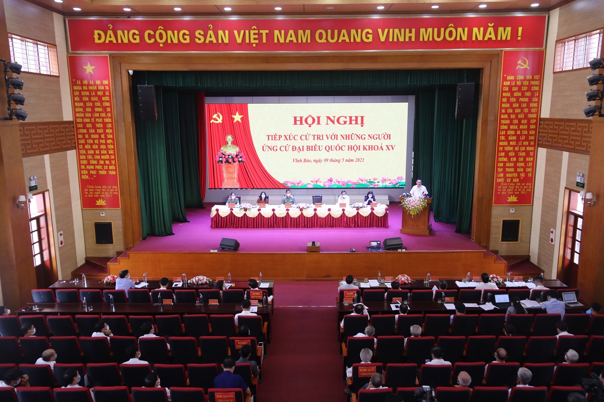 Tại đơn vị bầu cử số 3 thành phố Hải Phòng có 5 ứng cử viên ứng cử đại biểu Quốc hội khóa XV