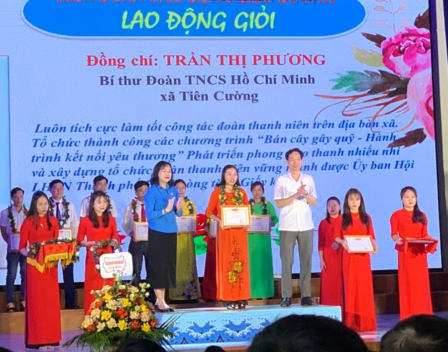 118 đoàn viên được vinh danh là lao động giỏi, lao động sáng tạo tại hội nghị 