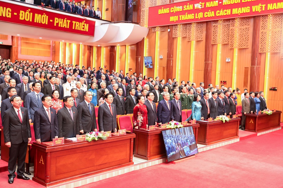 Đại hội vinh dự được đón đồng chí Nguyễn Thị Kim Ngân- Ủy viên Bộ Chính trị, Chủ tịch Quốc hội về dự và chỉ đạo đại hội