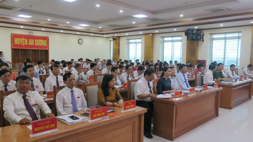 Tại kỳ họp HĐND huyện An Dương quyết định nhiều nội dung quan trọng trong phát triển KTXH của địa phương