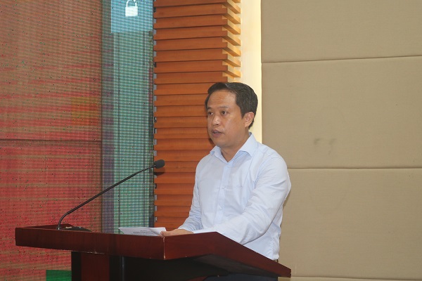 Ông Nguyễn Hoàng Long Giám đốc Sở Kế hoạch và Đầu tư Hải Phòng công bố kết quả đánh giá Chỉ số DDCI thành phố Hải Phòng năm 2020