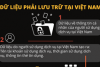 Luật An ninh mạng: Các dữ liệu người dùng Việt phải lưu trữ trong nước