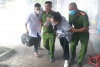 Thực tập phương án chữa cháy, CNCH tại Tổ liên gia an toàn PCCC tổ dân phố Kha Lâm 3, phường Nam Sơn, Kiến An