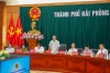 Thông báo kết luận của Chủ tịch UBND TP tại buổi làm việc với đại diện một số hộ dân có kiến nghị liên quan đến Dự án giao đất cho công dân làm nhà ở tại khu Đồng Giáp, phường Nam Hải, quận Hải An