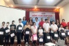 Hội Chữ thập đỏ thành phố phối hợp trao tặng 70 suất quà cho con em các hộ gia đình có hoàn cảnh khó khăn bị ảnh hưởng do mưa lụt tại huyện Kiến Thụy