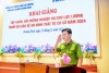 Tập huấn nghiệp vụ cho lực lượng tham gia bảo vệ ANTT cơ sở trên địa bàn quận Dương Kinh năm 2024