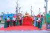 Gắn biển công trình Công viên Nam Cầu Bính