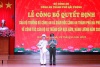 Công an thành phố công bố các Quyết định về công tác cán bộ, thăng cấp bậc hàm, nâng lương năm 2025
