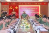Thiếu tướng Đặng Hồng Đức, Thứ trưởng Bộ Công an làm việc với lãnh đạo CATP Hải Phòng và lãnh đạo Công an tỉnh Hải Dương