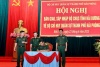 Hội nghị bàn giao, sáp nhập tổ chức lại Bộ Chỉ huy Quân sự thành phố Hải Phòng