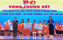 Chung kết Liên hoan các Đội tuyên truyền măng non về phòng chống đuối nước, tai nạn thương tích trẻ em năm 2024