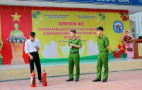 CAH Tiên Lãng:  Tuyên truyền về Luật giao thông đường bộ, PCCC tới hơn 1.300 giáo viên và học sinh Trường THPT Nhữ Văn Lan 