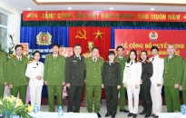 Công bố Quyết định thành lập Công đoàn cơ sở ghép khối CSND
