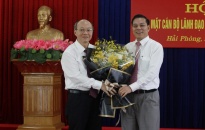 Chủ tịch UBND TP gặp mặt cán bộ lãnh đạo quận Hải An trước khi nghỉ hưu theo chế độ