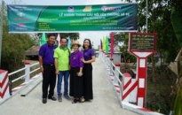 Công ty CP Nhựa Thiếu niên Tiền Phong: Khánh thành Cầu nối yêu thương số 48 tại tỉnh Tiền Giang
