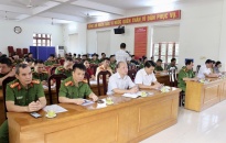 Đảng ủy Công an huyện An Lão sơ kết giữa nhiệm kỳ 2020 - 2025