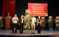 Đảng ủy xã Hồng Thái (huyện An Dương):  Công bố quyết định thành lập Chi bộ Công ty TNHH sản xuất Nến Ánh Dương