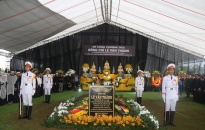 Hàng nghìn người dân tới dự lễ an táng Phó Thủ tướng Chính phủ Lê Văn Thành tại quê hương Vĩnh Bảo