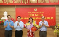 Đồng chí Đinh Thị Thuý Hà giữ chức Chủ tịch Công đoàn Khu kinh tế