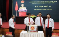 Đồng chí Nguyễn Đức Cảnh được bầu giữ chức vụ Chủ tịch UBND huyện Vĩnh Bảo 