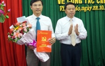 Chuẩn y chức vụ Phó Bí thư Huyện uỷ Vĩnh Bảo