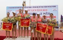 Giải bóng chuyền bãi biển nữ Hải Phòng mở rộng - Cúp Báo Hải Phòng năm 2019:  Đội Hải Phòng giành cúp vô địch   