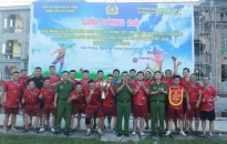 Giải bóng đá mini lớp tập huấn Trung đoàn Cảnh sát cơ động dự bị chiến đấu khóa 2/2023: Trung đội B1C1 xuất sắc giành ngôi vô địch