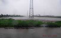 Giải quyết tình trạng ngập lụt tại Trạm điện 220KV Đình Vũ trước mùa mưa bão