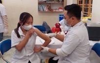 Huyện An Dương: Triển khai tiêm phòng vắc xin phòng Covid-19 mũi 2 cho học sinh trên địa bàn huyện 