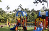 Khánh thành sân chơi tặng Làng nuôi dạy trẻ mồ côi Hoa Phượng