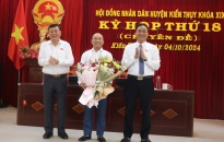 Kỳ họp thứ 18 HĐND huyện Kiến Thụy khóa XIX: Đồng chí Ngô Duy Khâm được bầu giữ chức Phó Chủ tịch UBND huyện Kiến Thuỵ nhiệm kỳ 2021-2026