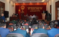 Kỳ họp thứ 20 HĐND huyện Kiến Thuỵ khóa XIX: Quyết định một số nội dung sắp xếp, tinh gọn tổ chức bộ máy hệ thống chính trị