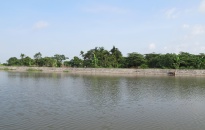 Mực nước sông Rế đã đạt cao trình 0,75m