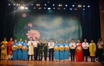 Nhà hát Chèo Quân đội biểu diễn phục vụ cán bộ, chiến sĩ các đơn vị Cảnh sát biển và nhân dân Hải Phòng
