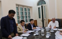 Phó Chủ tịch UBND TP Nguyễn Đình Chuyến nghe tiến độ các dự án trọng điểm trên địa bàn huyện Thủy Nguyên 