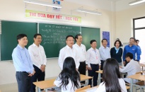 Phó thủ tướng Chính phủ Lê Thành Long kiểm tra công tác chuẩn bị tổ chức Kỳ thi tốt nghiệp THPT năm 2025 tại Hải Phòng