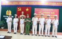 Phòng Cảnh sát QLHC về TTXH - CATP: 23 CBCS được thăng cấp bậc hàm, nâng lương năm 2023