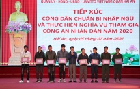 Quận Hải An: Tiếp xúc 125 thanh niên nhập ngũ năm 2020