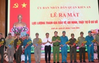 Quận Kiến An: Ra mắt Lực lượng tham gia bảo vệ ANTT ở cơ sở