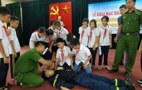Tập huấn kiến thức, kỹ năng phòng, chống cháy, nổ cho học sinh
