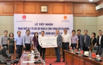 Hải Phòng tiếp nhận trang thiết bị y tế trị giá 2 tỷ đồng do Tập đoàn LG (Hàn Quốc) trao tặng