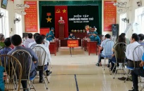 Xã Tiên Minh tổ chức diễn tập chiến đấu phòng thủ 