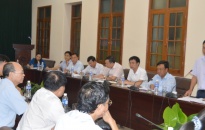Chủ tịch UBND thành phố Nguyễn Văn Tùng: Phê bình lãnh đạo quận Kiến An và huyện An Dương