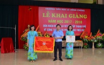 Rộn ràng khai giảng Trường tiểu học Lê Hồng Phong 